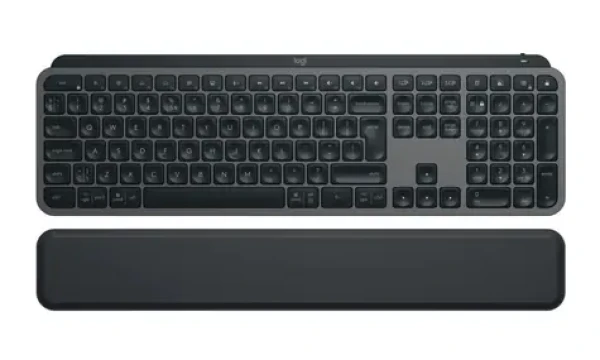 Logitech MX Keys S PLUS sivá / bezdrôtová klávesnica / USB-C / BT / US layout (920-011589)
