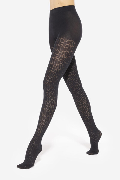 Pančuchy Gatta Lorien vzor 27 40 den 5-XL nero 5-XL
