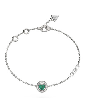 Guess Nežný oceľový náramok so zirkónmi M`ama Non M`ama JUBB04668JWRHEM 17 cm