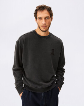 Armedangels Iconic Å GMT Dye Sweatshirt 105 black washed S