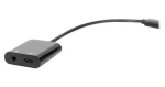 Digitus USB-C - USB-C + 3,5 mm jack čierna / Adaptér / audio a nabíjanie (AK-300400-002-S)