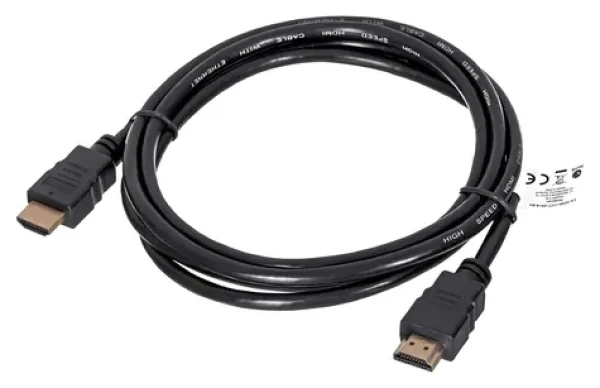Lanberg CA-HDMI-11CC-0018-BK čierna / Kábel HDMI / 1,8 m / HDMI 1.4 / 4K 30 Hz (CA-HDMI-11CC-0018-BK)