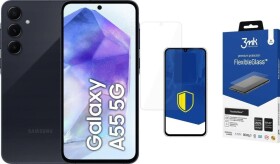 Samsung Galaxy A55 5G 8/256GB Black - Awesome Navy (SM-A556BZK) + FlexibleGlass