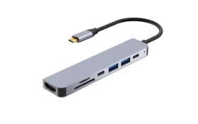 Dokovacia stanica IUH3SL4K strieborná / Dokovacia stanica / USB-C / HDMI 4K30Hz / USB PD 100W / čítačka kariet (IUH3SL4K)