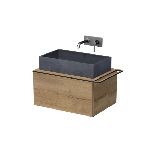 Kúpeľňová skrinka Naturel Oxo 70x36x50 cm dub halifax mat OXO701ZDP OXO701ZDP