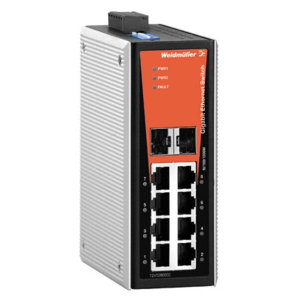 Weidmüller IE-SW-VL08-6GT-2GS priemyselný ethernetový switch; 1241280000