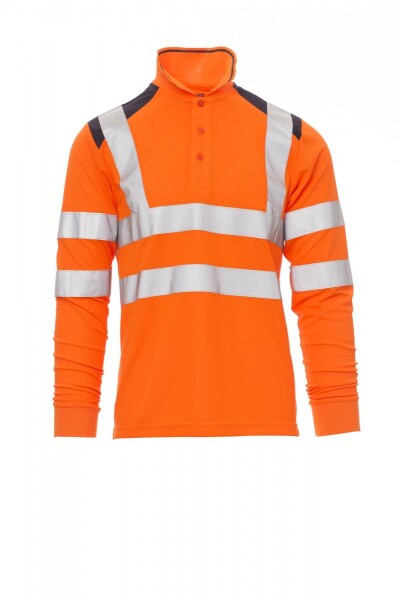 Pánska reflexná polokošeľa Payper GUARD + WINTER Farba: Oranžová Fluo/ N, Veľkosť: XL (001077002802011XL)