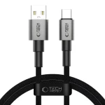 Tech-Protect UltraBoost DNA šedá / Kábel USB-A - USB-C / 15W/3A / 100 cm