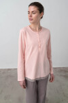Vamp - Pyžamo s dlhým rukávom 15972 - Vamp pink peach M