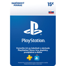 PlayStation Store - Darčeková karta 15€ (pre SK účty)