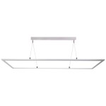 Deko Light 342220 LED Panel transparent, eckig, 50 W, 3000/4000 K, Silber závesné svietidlo En.trieda 2021: E (A - G) LED pevne zabudované LED osvetlenie 53 W; 342220