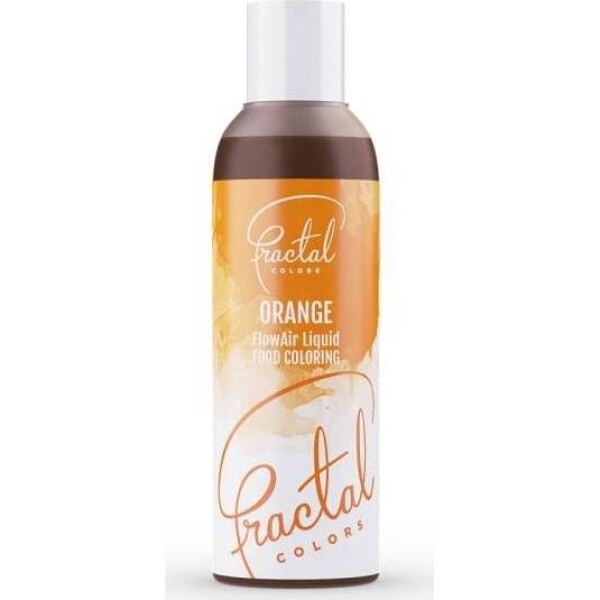 Airbrush farba tekutá Fractal - Orange (100 ml) - dortis - dortis