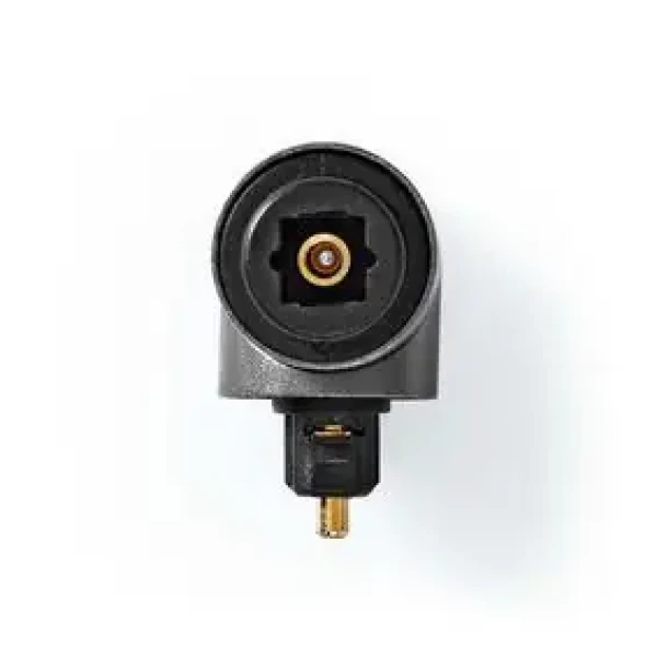Nedis Adaptér Toslink (M) - Toslink (F) sivá / 90° uhol (CATB25920GY)