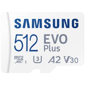 Samsung EVO Plus 2024 MicroSDXC 512 GB Class 10 UHS-I/U1 A2 V30 (MB-MC512SA/EU)