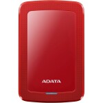 ADATA HV300 1TB červená / Externý HDD / 2.5 / USB 3.2 Gen 2 - (USB 3.1) (AHV300-1TU31-CRD)