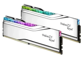 G.Skill Trident Z5 Royal RGB 32GB (2x16GB) 7200Mhz strieborná / CL34-45-45-115 / DIMM / Non-ECC / XMP 3.0 (F5-7200J3445G16GX2-TR5S)