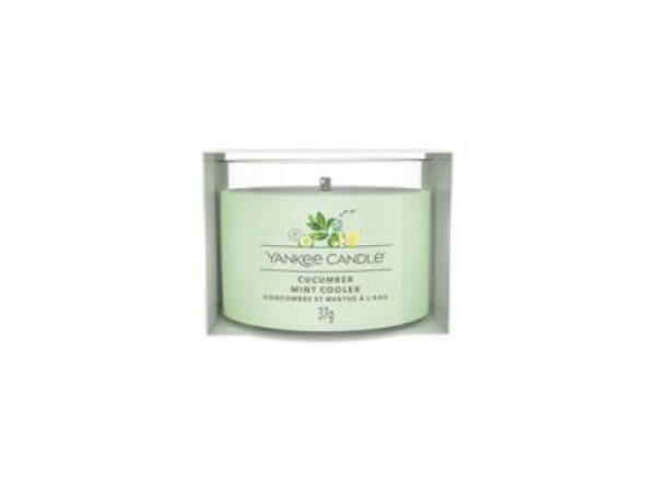 Yankee Candle Cucumber Mint Cooler votívna sviečka plnená v skle 37g / doba horenia: až 10h (5038581149578)