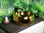KERRA - Umývadlo na dosku KR-802 Gold (zlaté) 5907548115997