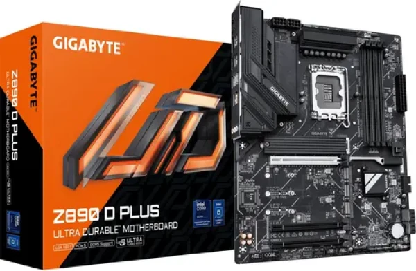 GIGABYTE Z890 D PLUS / Základná doska / Intel Z890 / LGA 1851 / 4X DDR5 / PCIEx16 / 2.5 GLAN / ATX (Z890 D PLUS)