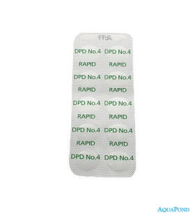 Lovibond Testovacie tablety DPD No.4 Rapid, 10 ks tabletiek na stanovenie hodnoty kyslíka v bazénovej vode