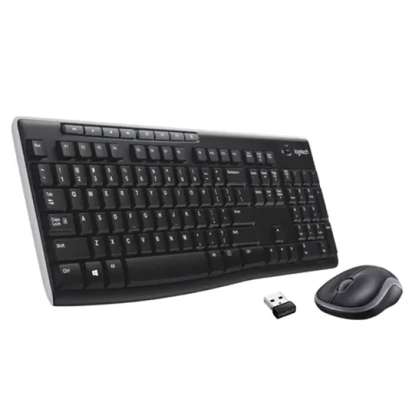 Logitech Wireless Combo MK270 čierna / Bezdrôtová sada klávesnice a myši / 2.4 GHz (920004508)