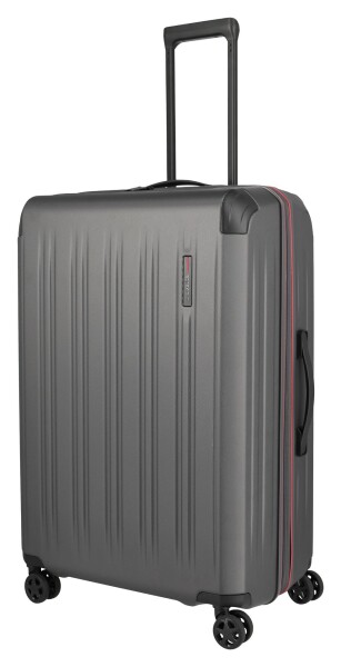 Veľký škrupinový kufor na kolieskach Travelite Dynamiic L exp Anthracite