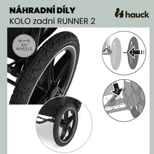 Hauck KOLO zadné Runner 2 pravé (NDHK27420-0-1P)