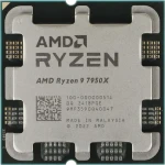 AMD RYZEN 9 7950X @ 4.5GHz - TRAY / Turbo 5.7GHz / 16C32T / L2 16MB L3 64MB / AM4 / Zen 4 / 170W (100-000000514)