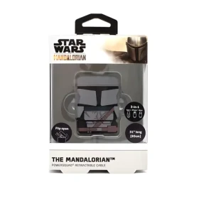 ThumbsUp! The Mandalorian čierna, šedá / Nabíjací kábel / 3v1 / Lightning/Micro-USB/USB-C / 0,6 m (1002602)