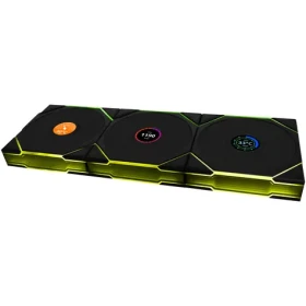 Lian Li UNI FAN TL Wireless LCD Fan 3ks čierna / 120mm / Fluid Dynamic Bearing / 27 dB @ 1900 RPM / 62 CFM / 4-Pin (12TLLCD1W3B)
