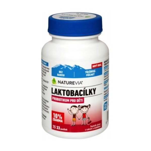 NATUREVIA Laktobacilky kids 33 ks