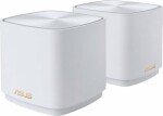 ASUS Zenwifi XD5 biela 2ks / Mesh router / WiFi 6 / 2.5Gbps / 2.4GHz / 5GHz / WAN + 3 LAN (90IG0750-MO3B40)