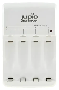 JUPIO Basic Charger / Nabíjačka batérií / AA, AAA / 2 alebo 4 ks (JBC0021)