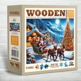 Wooden City Drevené puzzle Santove sane 505 dielikov