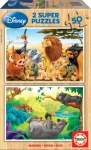 Educa Drevené puzzle Disney Zvierací kamaráti