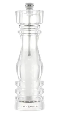 ColeMason London Mlynček na korenie / výška 22 cm / akryl / karbónová oceľ (H233109)