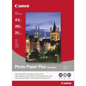 Canon fotopapier SG-201 - 20x25cm (8x10inch) - 260g/m2 - 20 listov - pololesklý (1686B018)