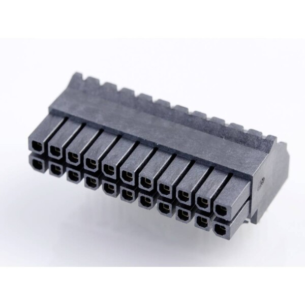 Molex vstavaná pinová lišta (štandardná) Počet pólov 22 447642203 1 ks Tray; 447642203