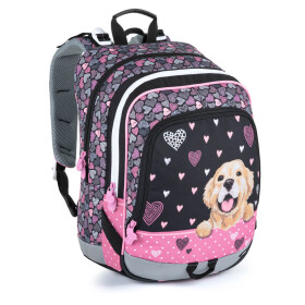 Školský batoh Bagmaster Alfa 21 A Black/pink