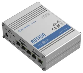 Teltonika RUTX50 sivá / Router / LAN Wi-Fi LTE / 802.11ac / 867Mbs / (2.4 GHz 5 GHz) (4779051840250)