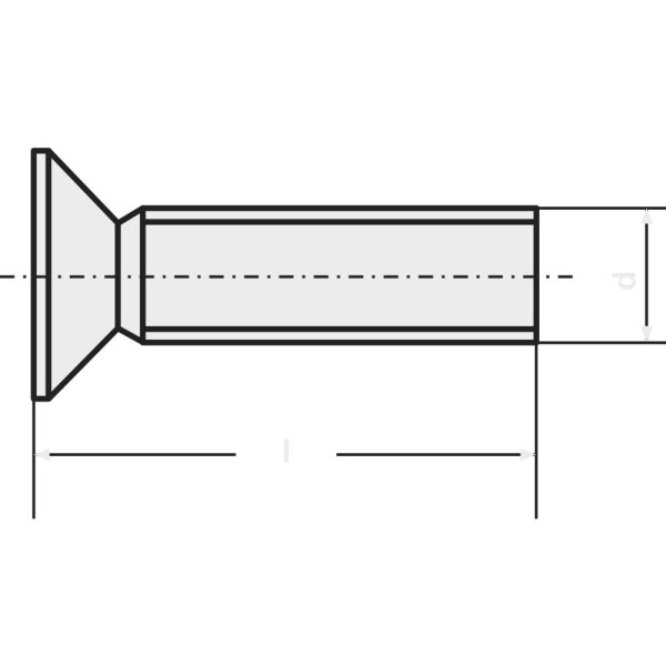 TOOLCRAFT M4*10 D965-4.8-A2K 194640 zápustné skrutky M4 10 mm krížová dražka Philips DIN 965 ocel pozinkované 100 ks; 194640