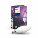 Philips Hue LED žiarovka E14 4W biela / múdra LED žiarovka / 470 lm / 2000-6500 K / stmievateľná (SKL000373151)