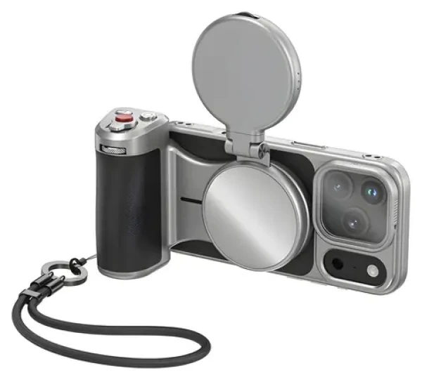 Telesin Master Grip / Držiak na telefón / iPhone 17 Pre Max / MagSafe 32 N / powerbanka 3200 mAh / osvetlenie a UV filter (P5-MCS-25-TIP)