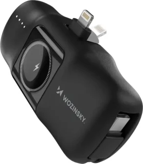 Wozinsky WF16-YLS čierna / Powerbanka / 5000 mAh (5907769364532)