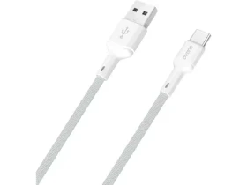 Dudao Dátový kábel L9T / USB-A / USB-C / 5A / 1 m / biela (195963)