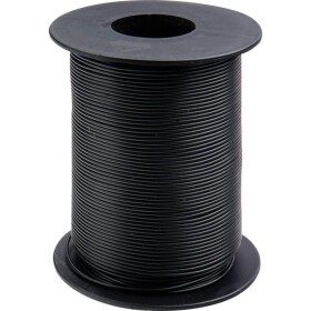 Donau Elektronik 119-11 opletenie / lanko, 1 x 0.14 mm², čierna, 100 m; 119-11