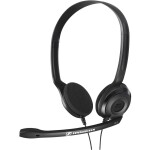 SENNHEISER PC 3 CHAT čierna / headset - obojstranné slúchadlá s mikrofónom / 2x 3.5mm Jack / 2m (504195)