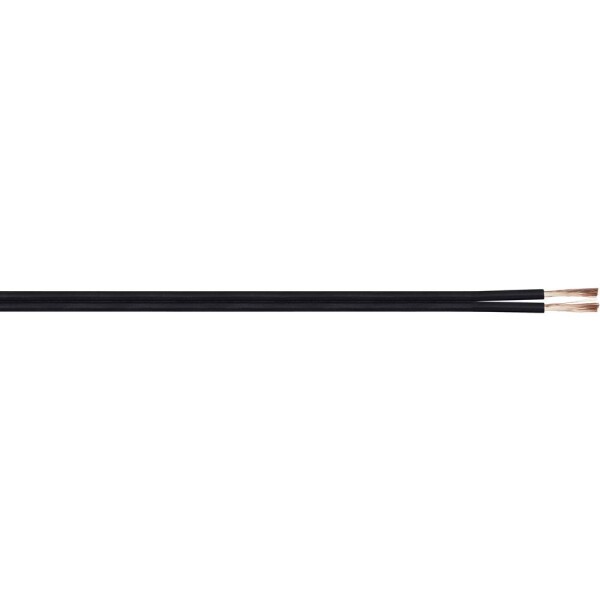 Kash 70I112 opletenie / lanko LiY-Z 2 x 1.50 mm² čierna 30 m; 70I112