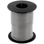 Econ connect KL025GR50 opletenie / lanko, 1 x 0.25 mm², sivá, 50 m; KL025GR50