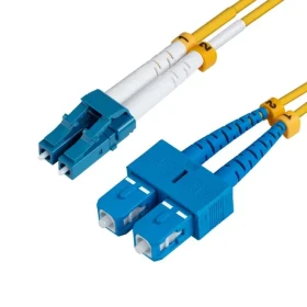 MicroConnect Optical Fibre Cable LC/SC Singlemode duplex OS2 1m žltá (FIB421001)
